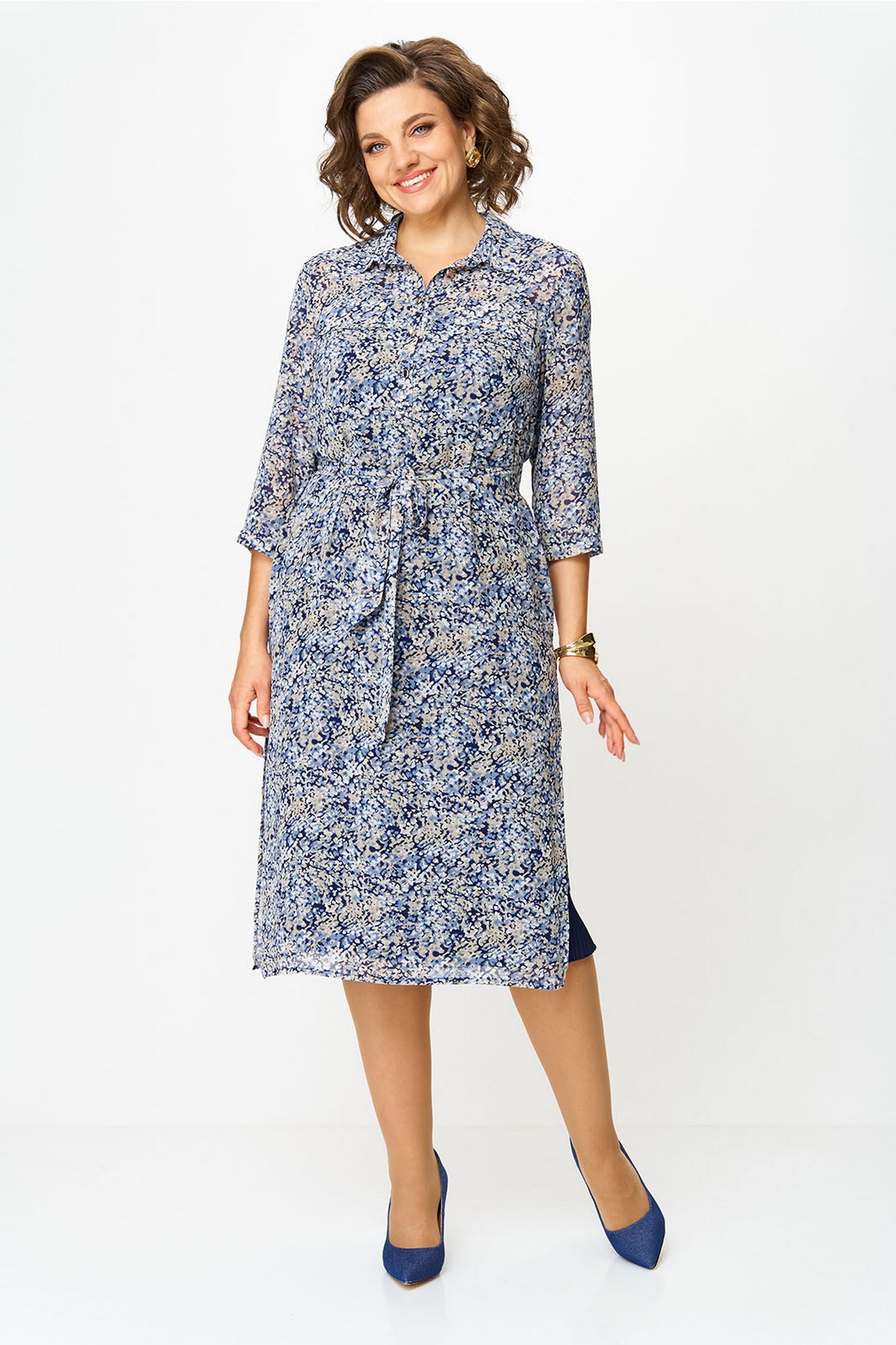 
Платье Lady Style Classic 1861/6 синий