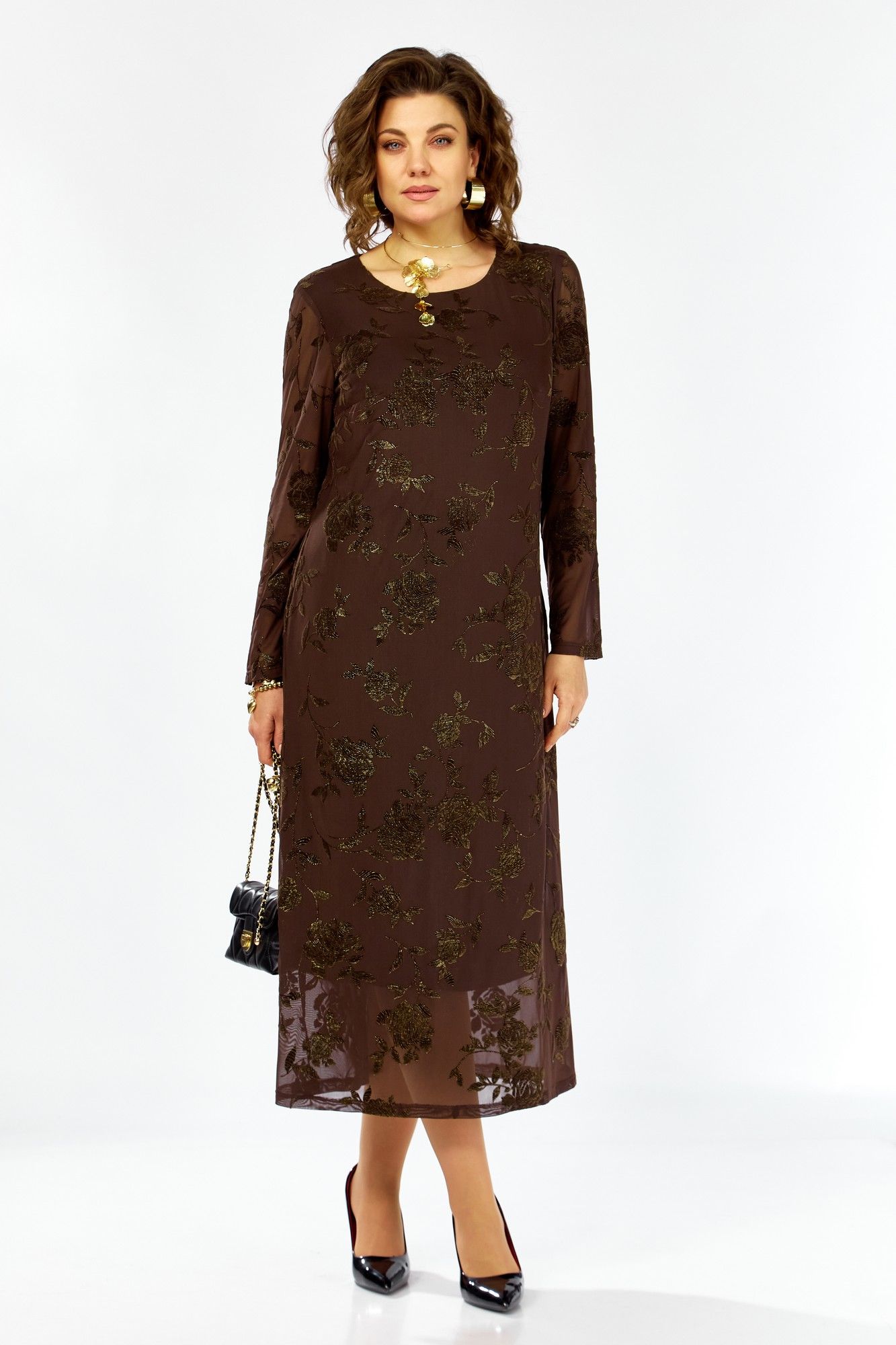 Болеро, платье Lady Secret 25307 коричневый 6