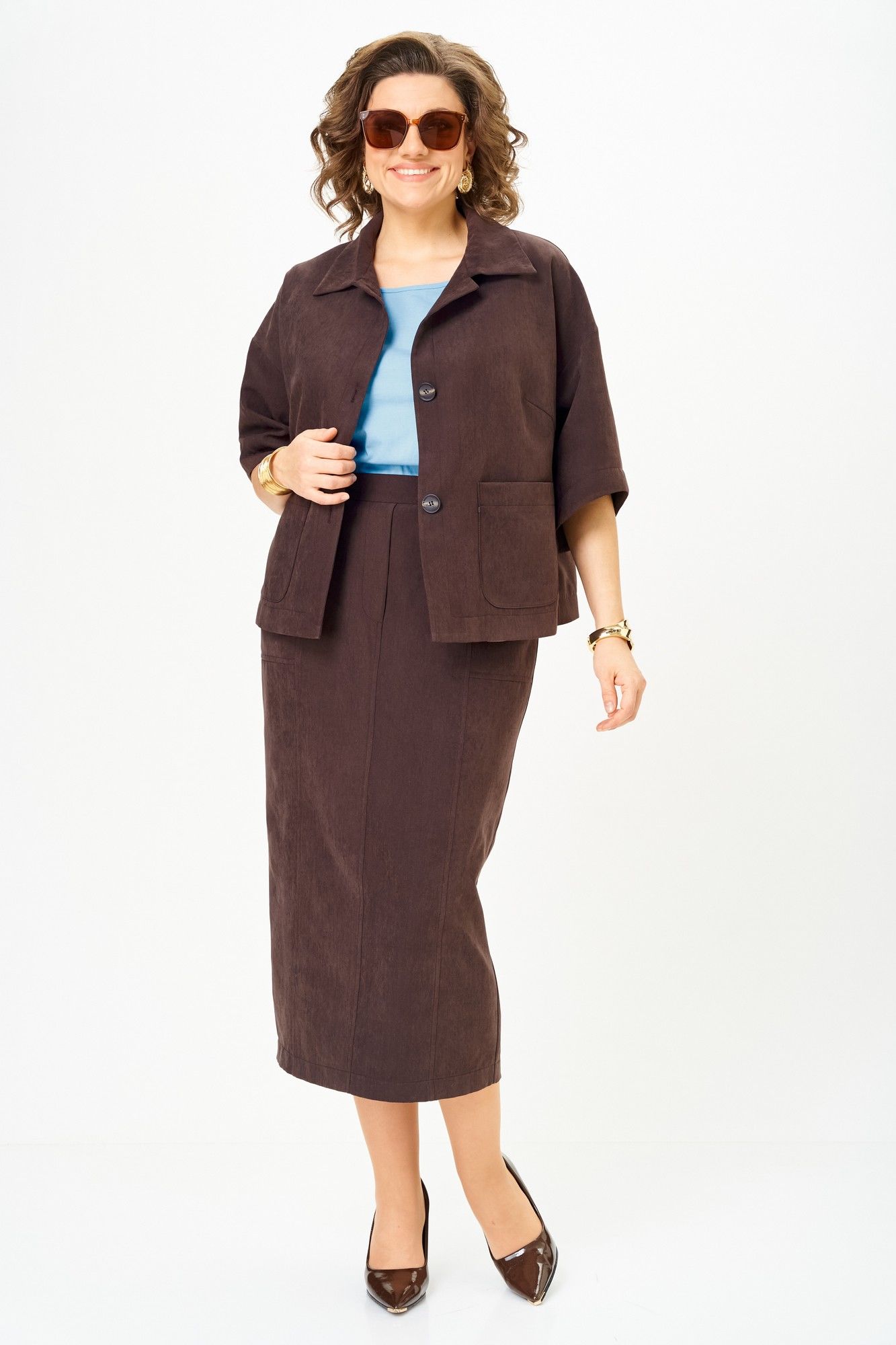 
Блуза, жакет, юбка Орхидея 1659