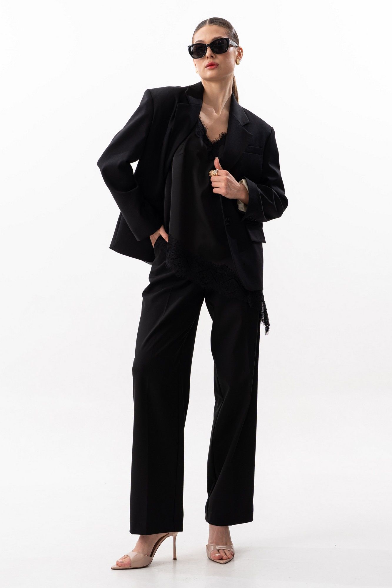 
Брюки, жакет SILVERSPICE S-1634  черный