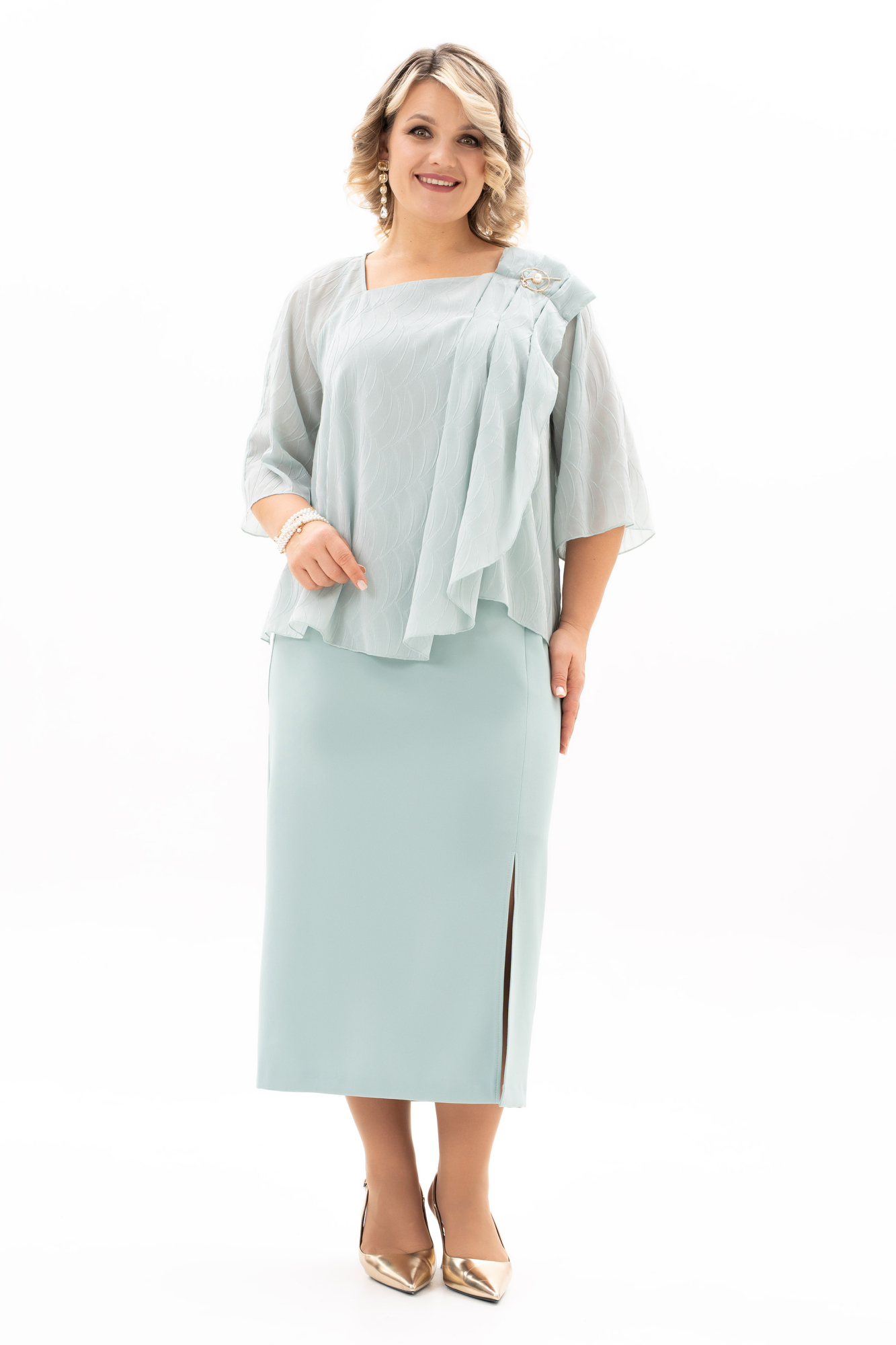 
Блуза, юбка Algranda А4125-2