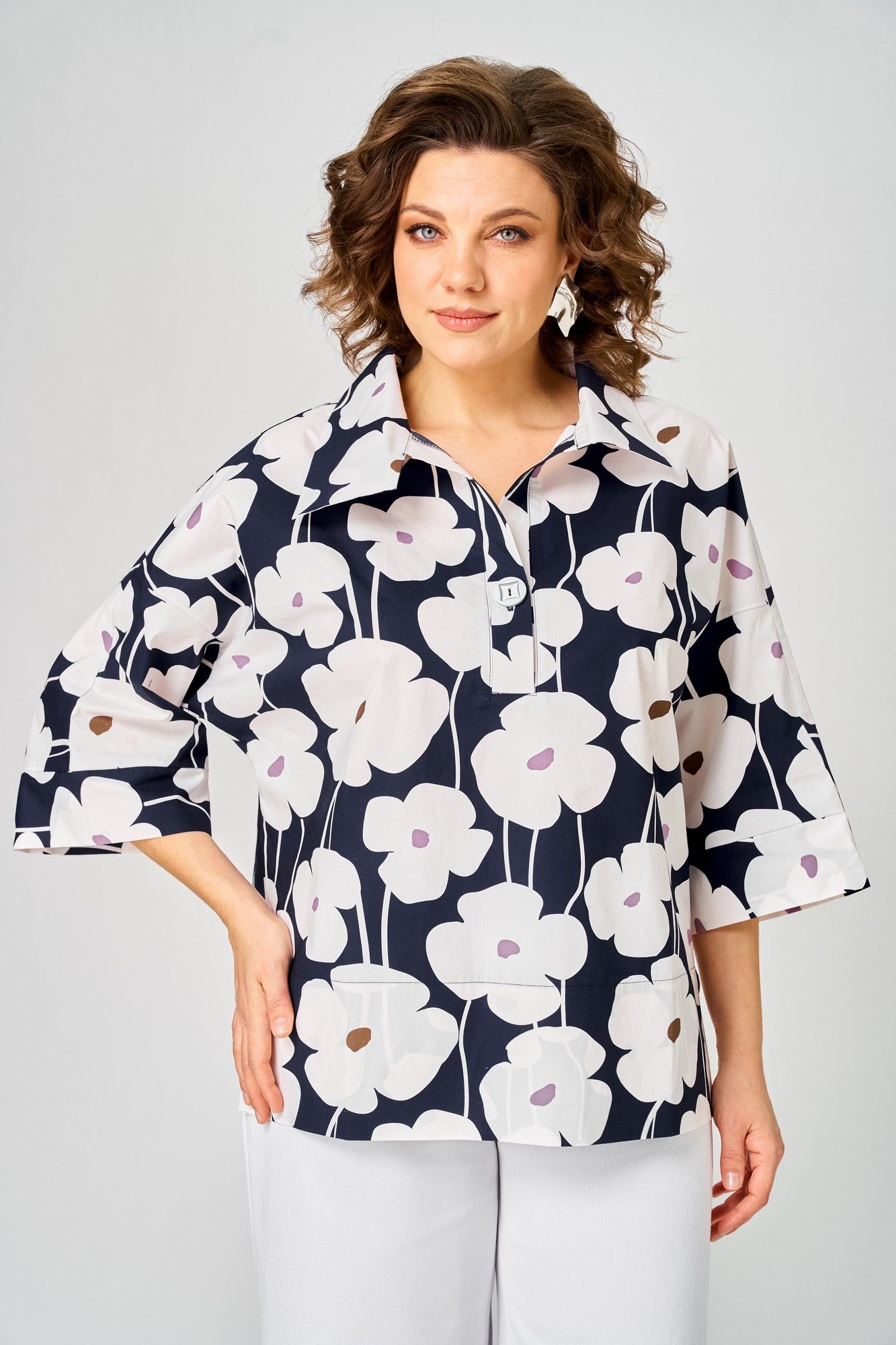 
Блуза Michel chic 786/1 цветы