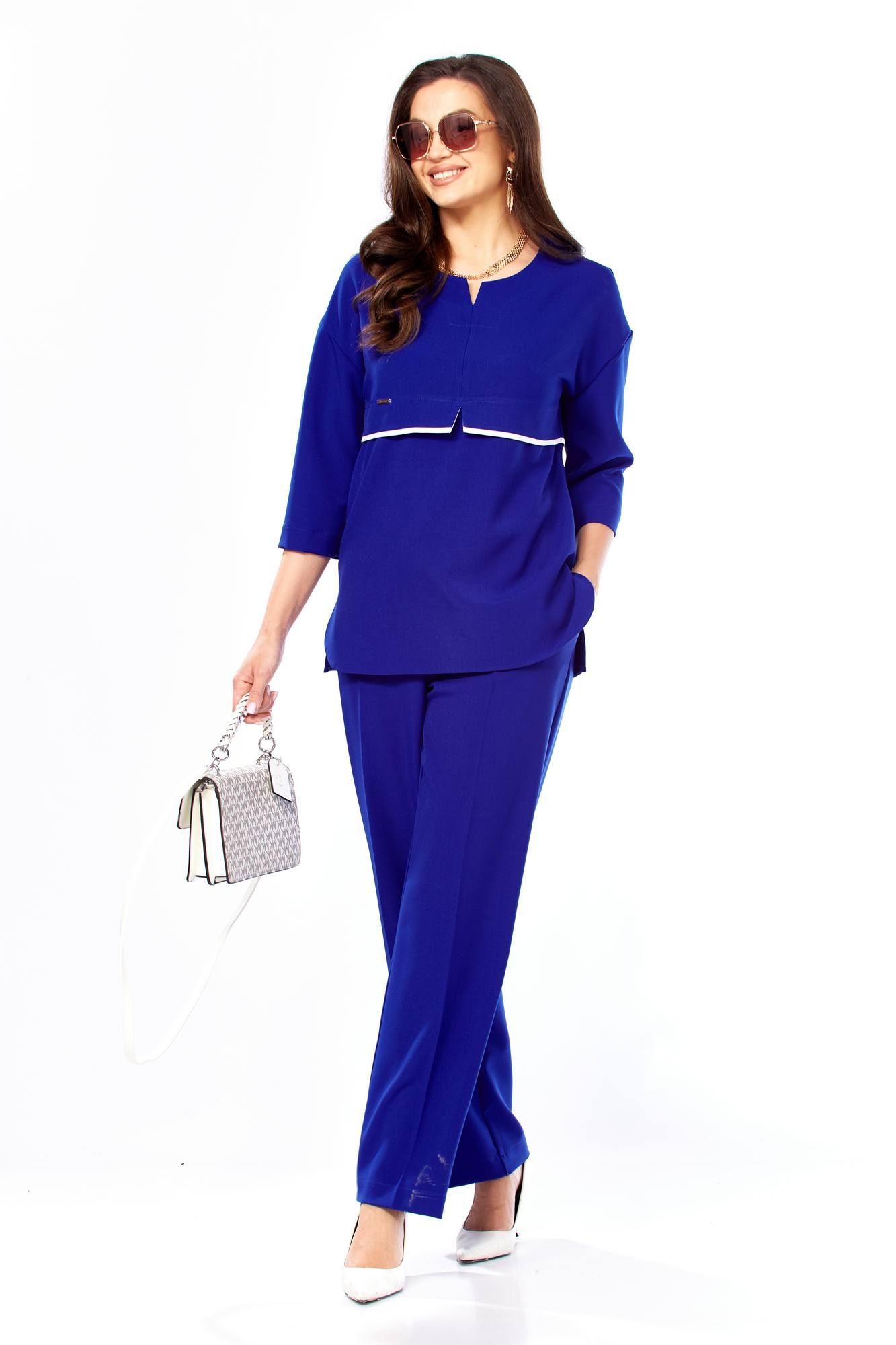 
Блуза, брюки Taita plus 2607/1 василек