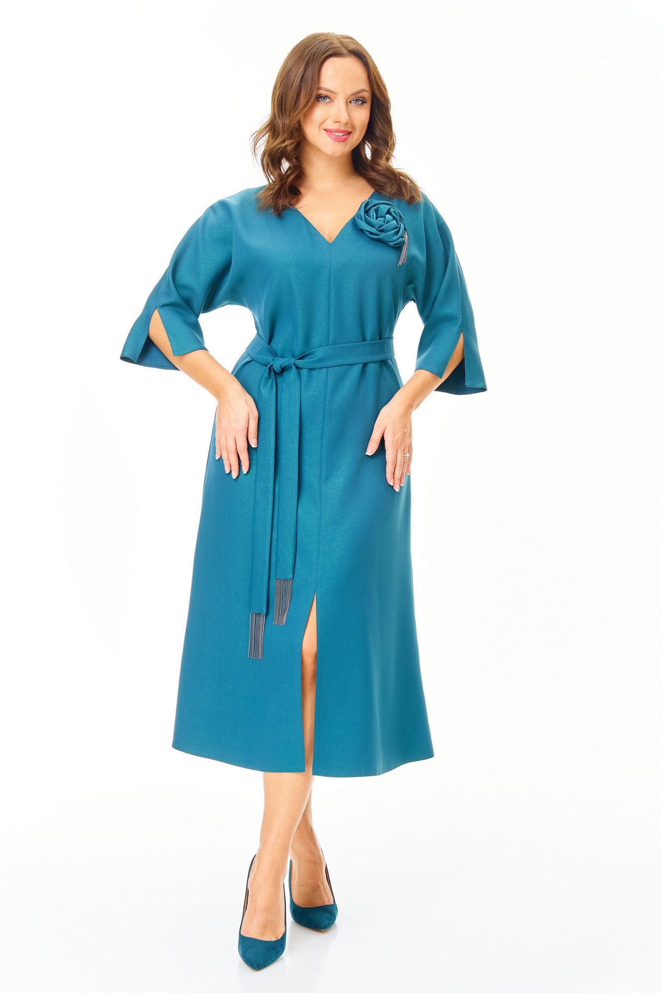 
Платье T&N 7711 бирюза_темная