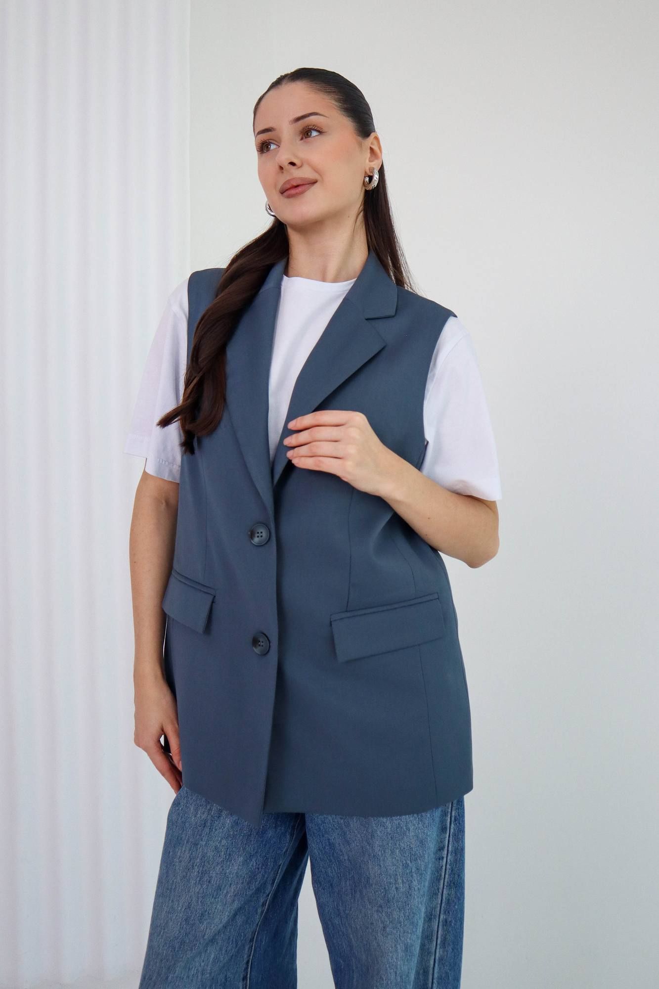 
Жилет Tammi 3Т148-25/6 серо-голубой