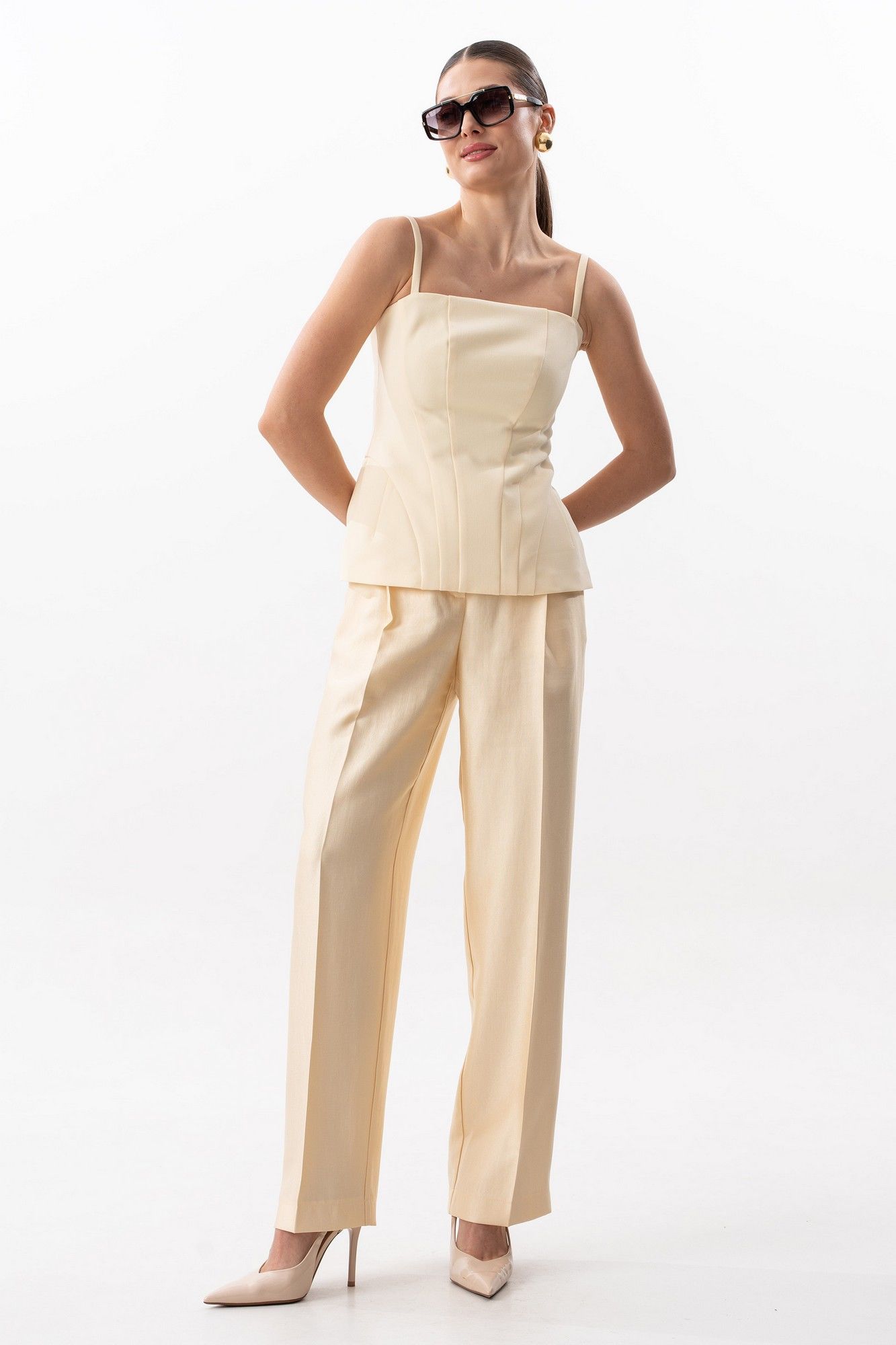 
Топ SILVERSPICE S-7633 желтый