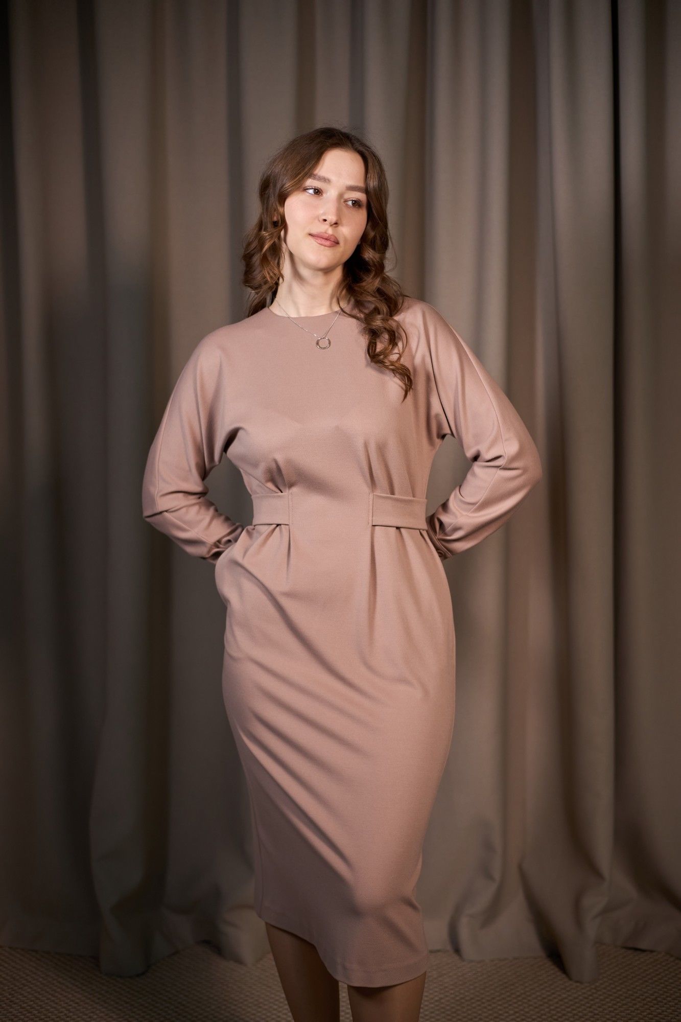 
Платье ALIN 3008 бежевый