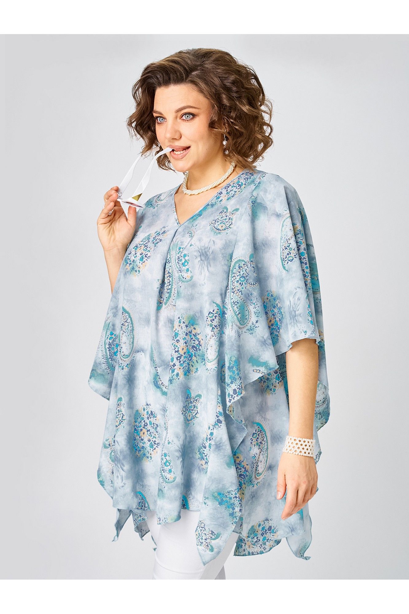 
Блуза Zlata 4464 голубой