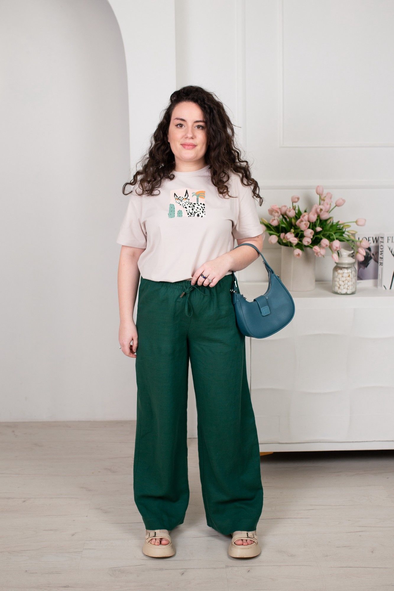 
Брюки Купалинка 40602G.164 зеленый