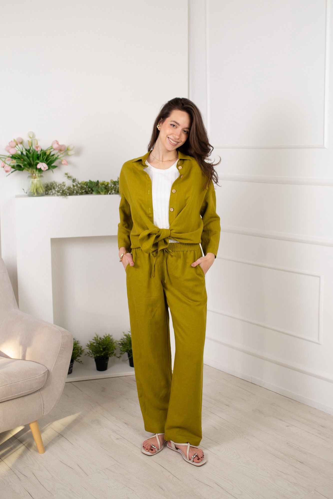 
Брюки Купалинка 625302.164 зеленое яблоко