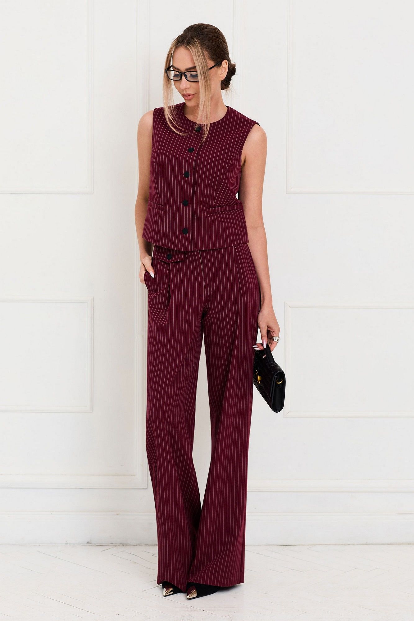 
Брюки, жилет Golden Valley 6699 бордовый