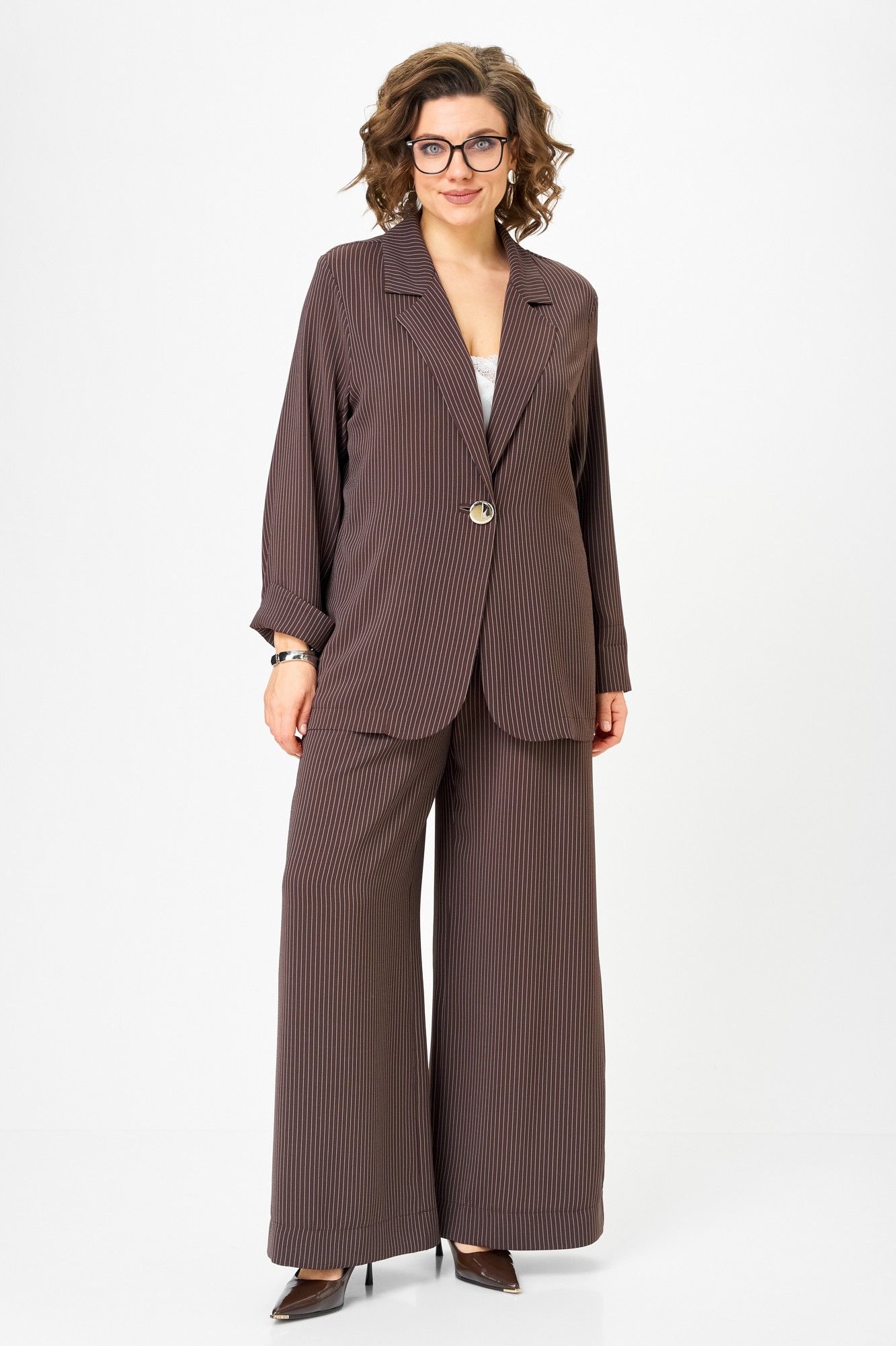 
Брюки, жакет Michel chic 1446 шоколад