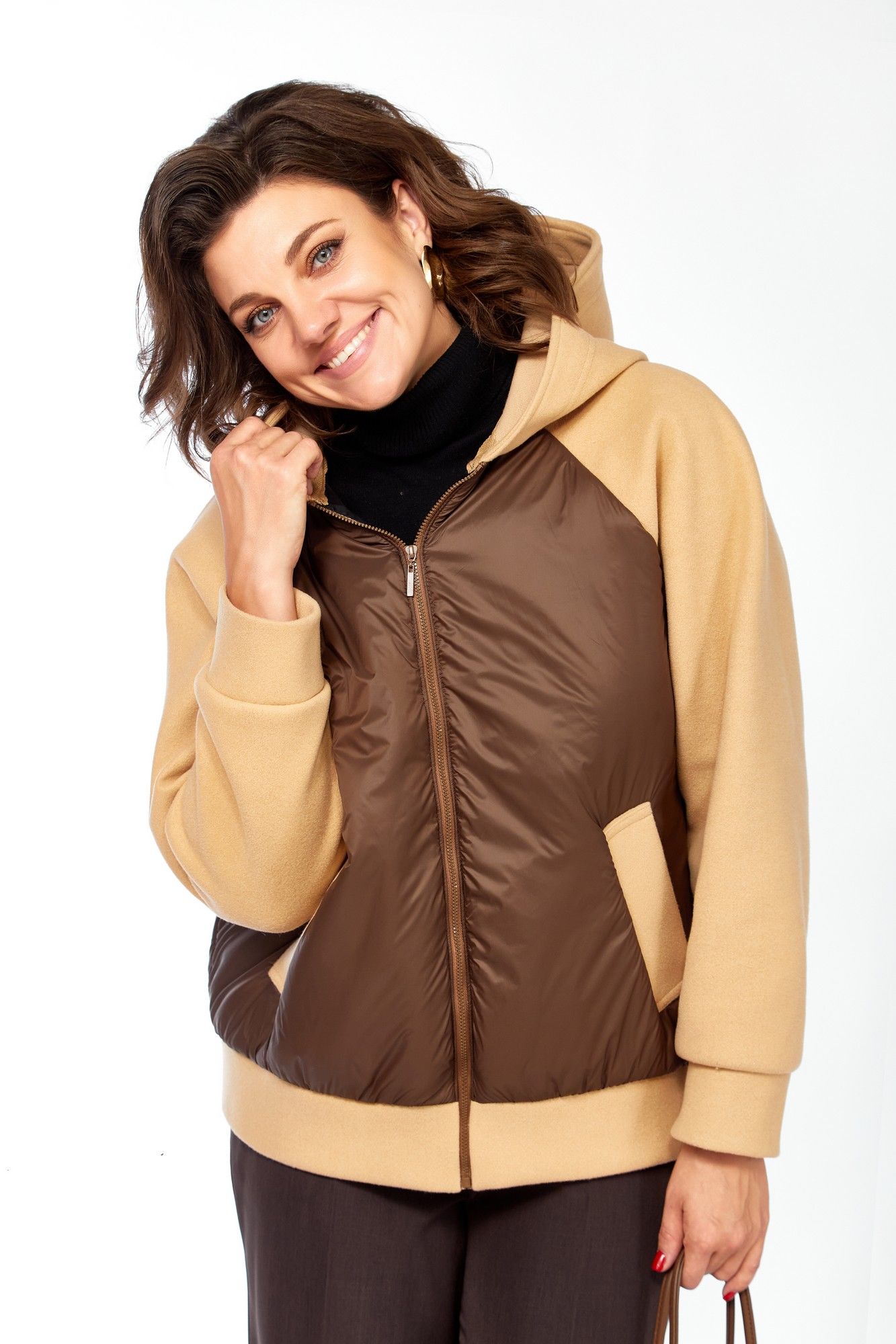 
Куртка Lady Secret 9011 беж+шоколад