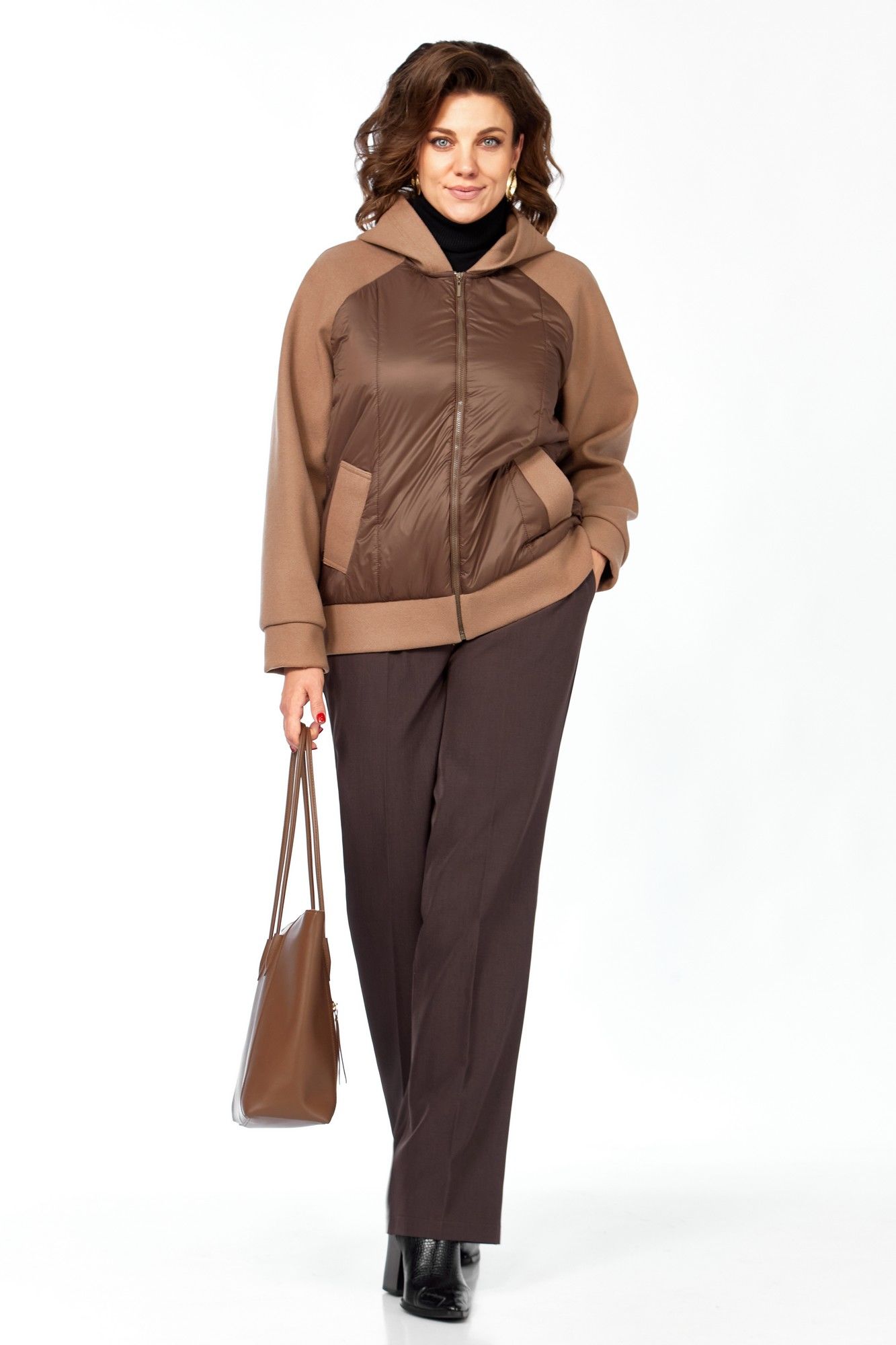 
Куртка Lady Secret 9011 коричневый+шоколад