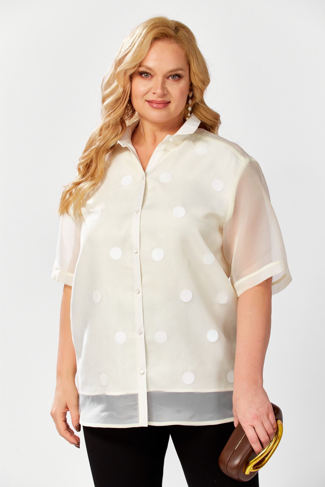 Рубашка Avenue 0352 молоко