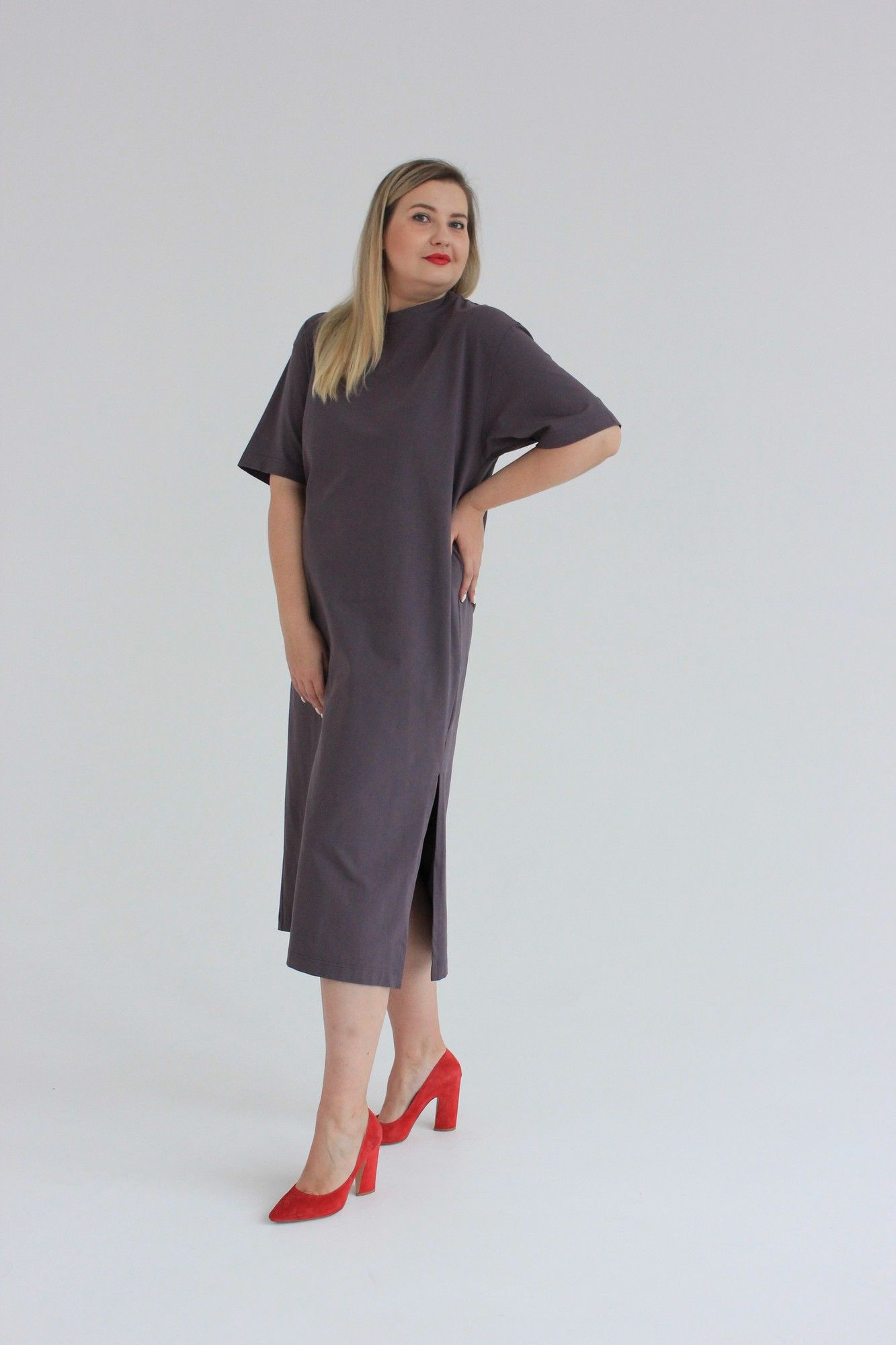 
Платье Dolce Forma PLAT-BEL-FOOT-01_антрацитовый