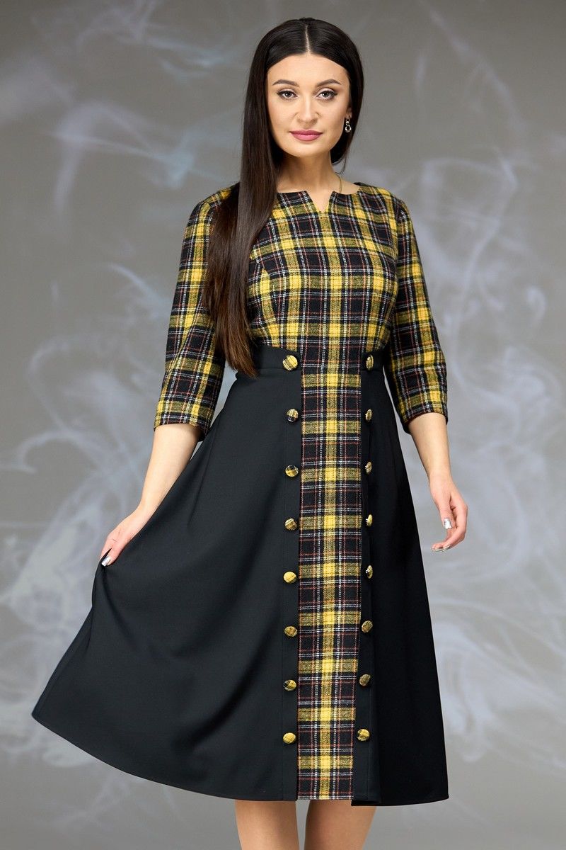 Angelina & Сompany 619 желтая_клетка