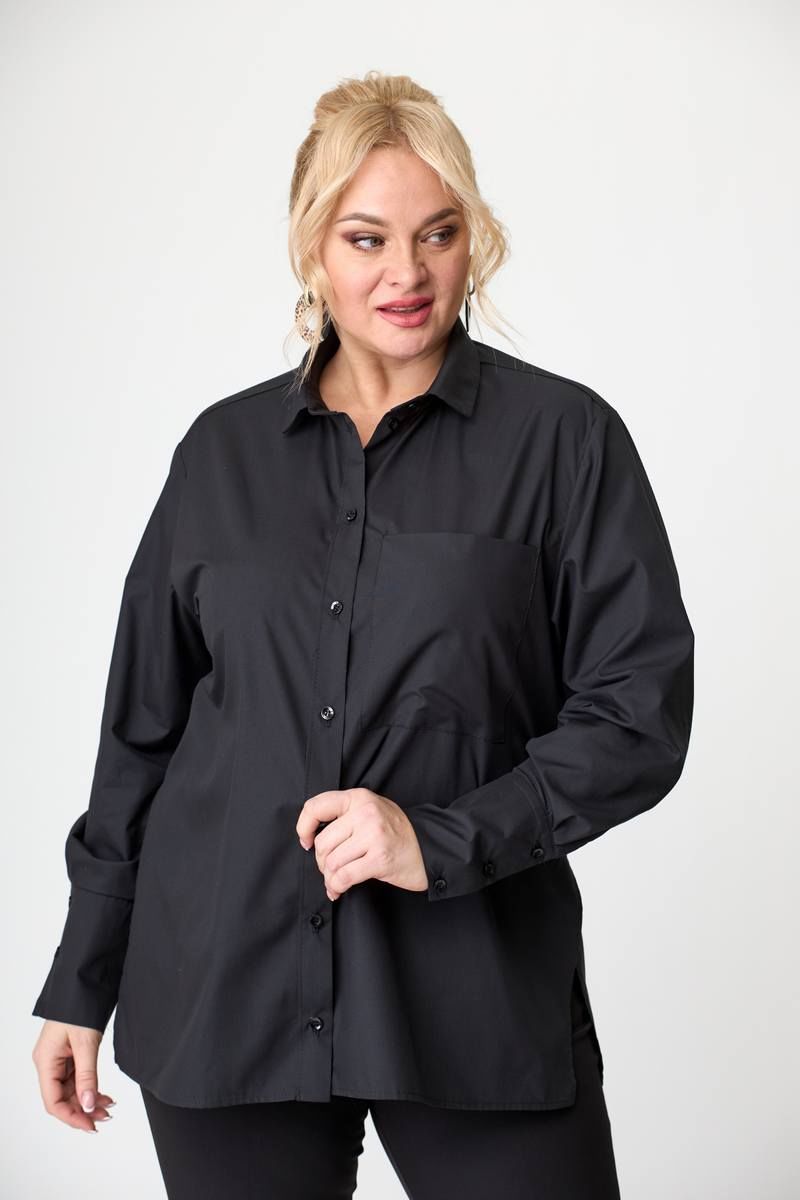 Рубашки Avenue Fashion 0301 черный