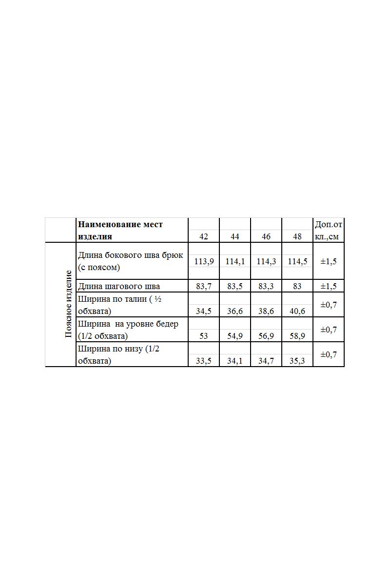 Брюки Gold Style 2504-1 синий