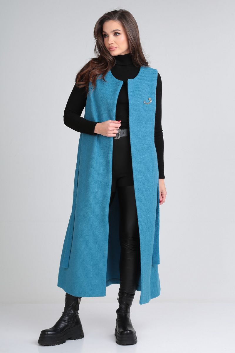 Жилеты Michel chic 357 голубой