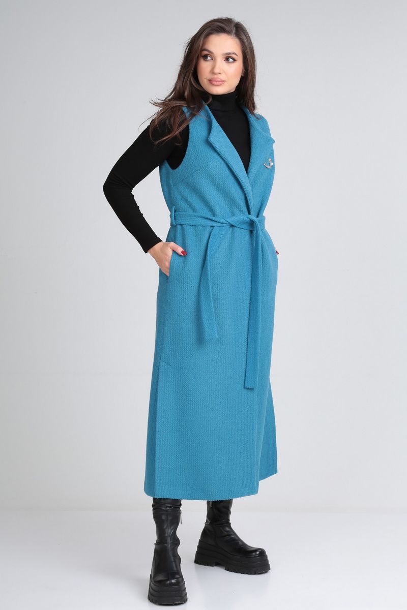 Жилеты Michel chic 357 голубой