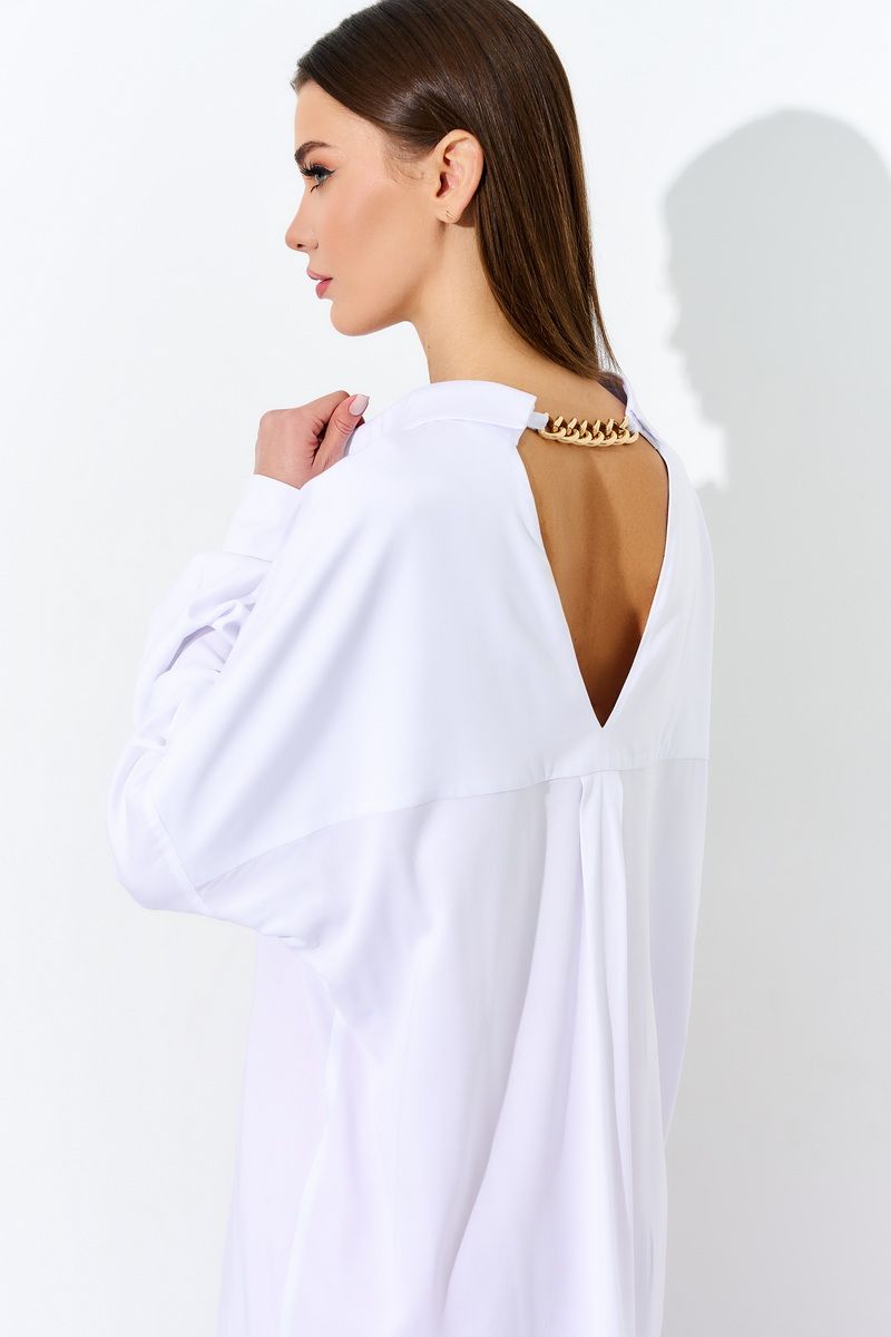 Блузы DiLiaFashion 0708 белый