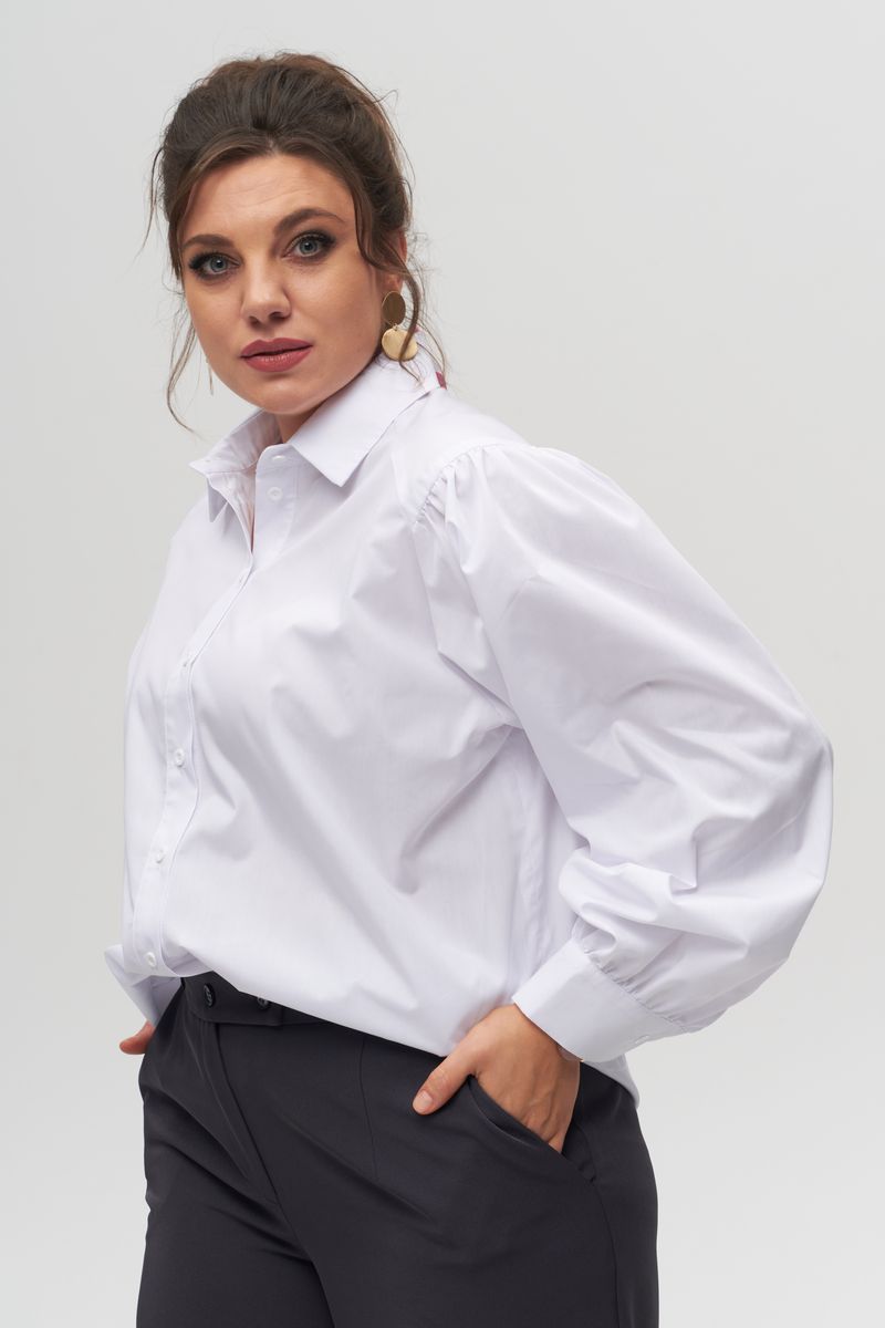 Блузы Anelli 987.1 белый