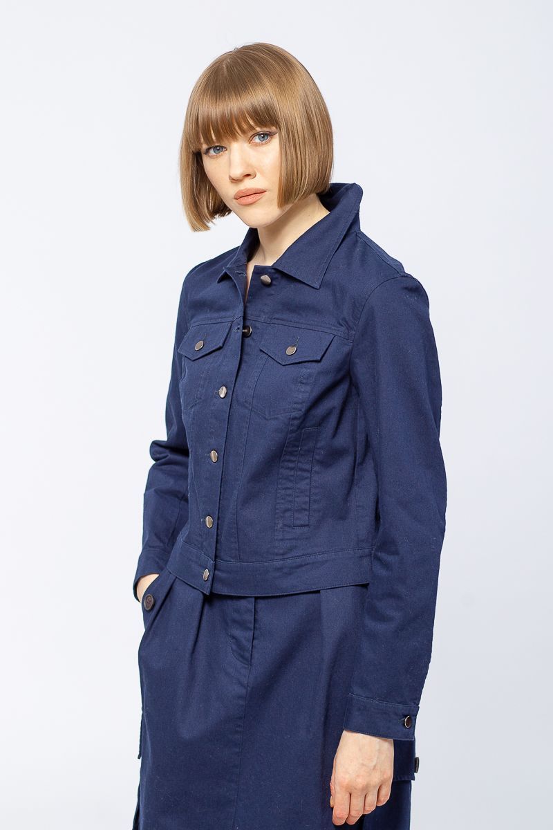 Жакеты Individual design 19229 темно-синий
