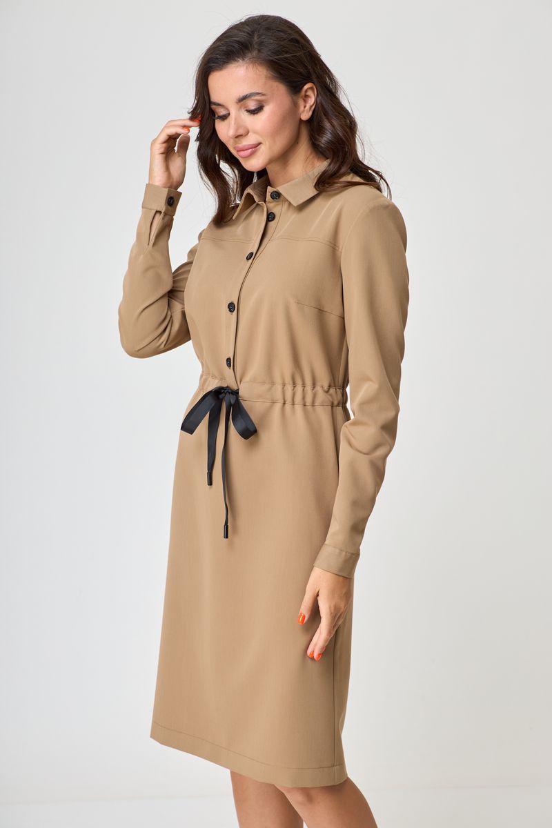 Платья Talia fashion 338 бежевый