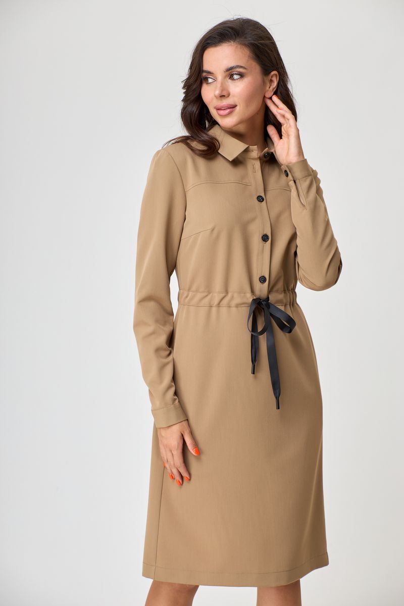 Платья Talia fashion 338 бежевый