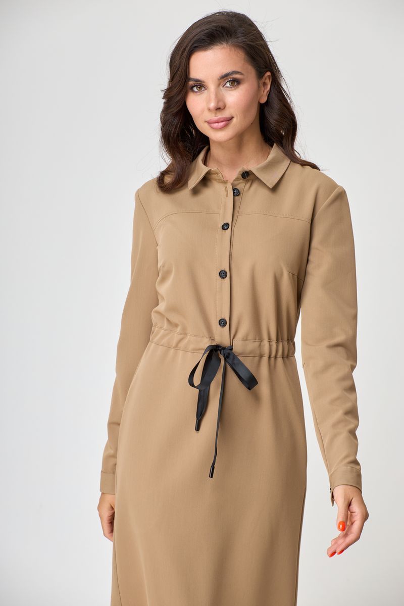 Платья Talia fashion 338 бежевый