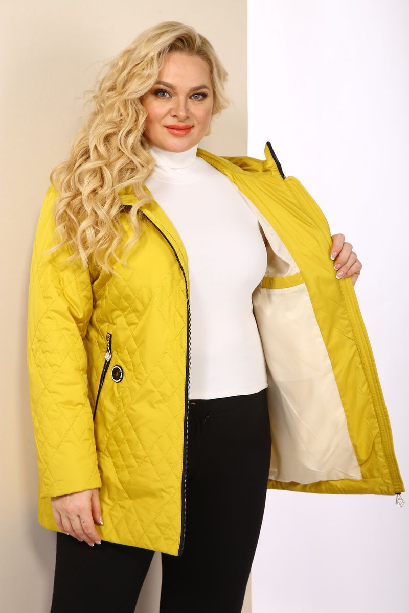 Женская куртка Shetti 2107 горчица