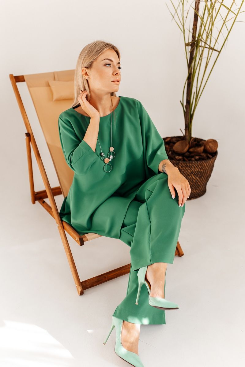 Брюки Amberа Style 1032N нефрит