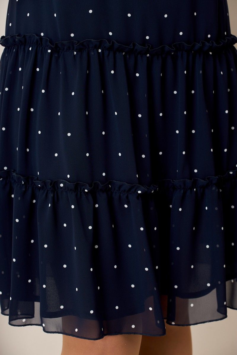 Платья Moda Versal П2328 т.синий_горох