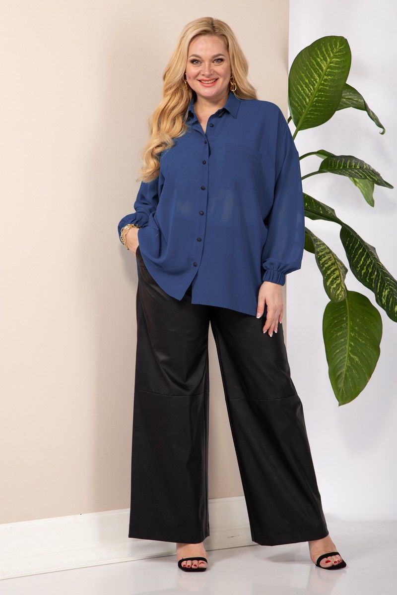 Блузы Anastasia 963 василек