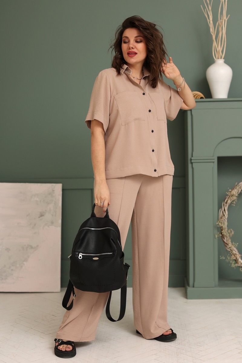 Брюки BegiModa 6018 кэмел