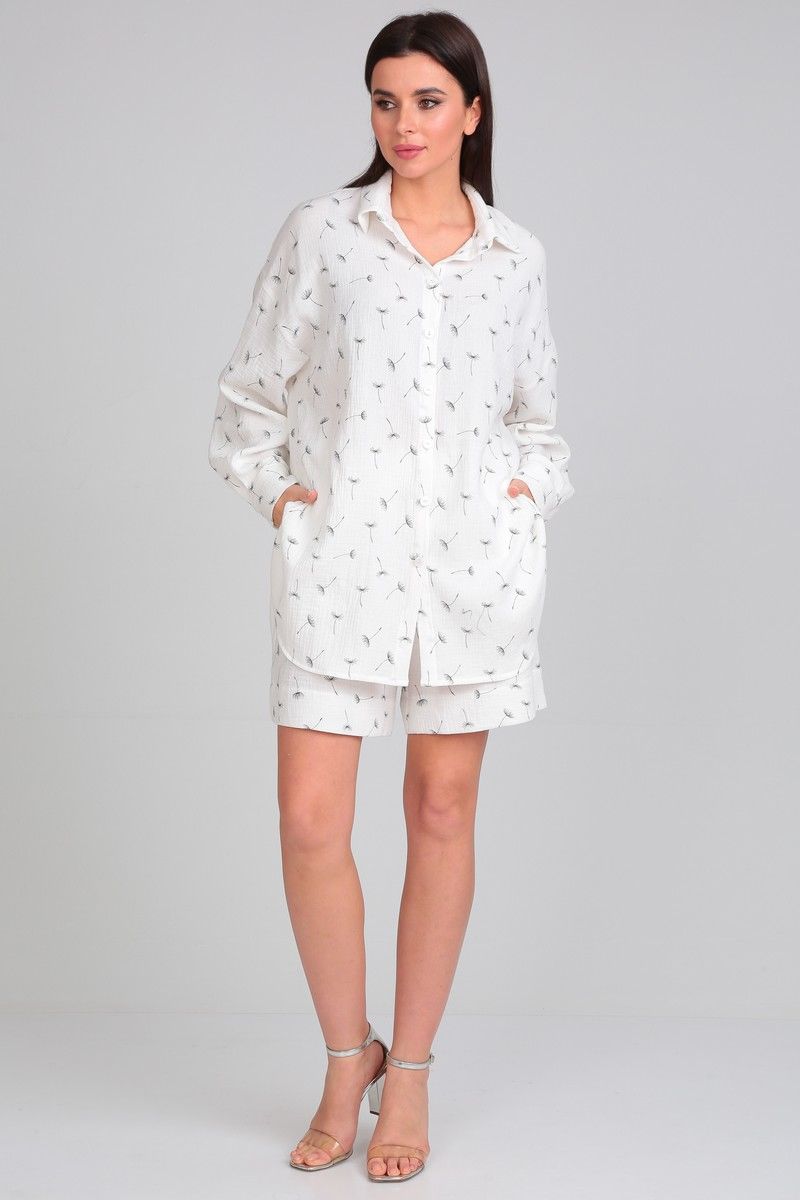 Женский комплект с шортами Your size 2187
