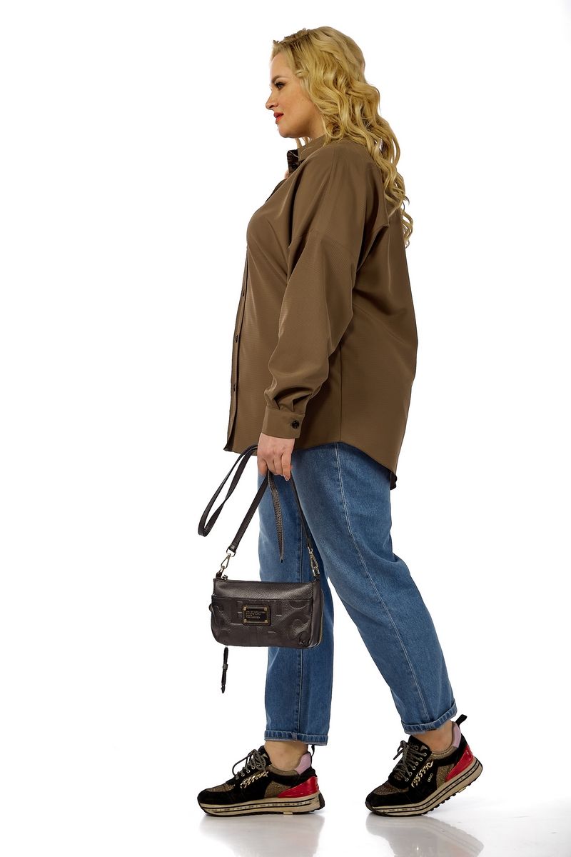 Блузы Michel chic 769 коричневый