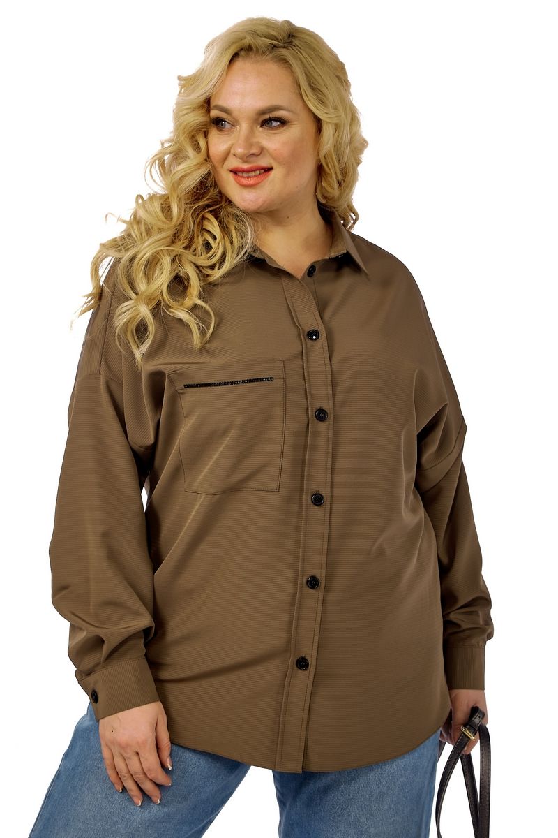 Блузы Michel chic 769 коричневый