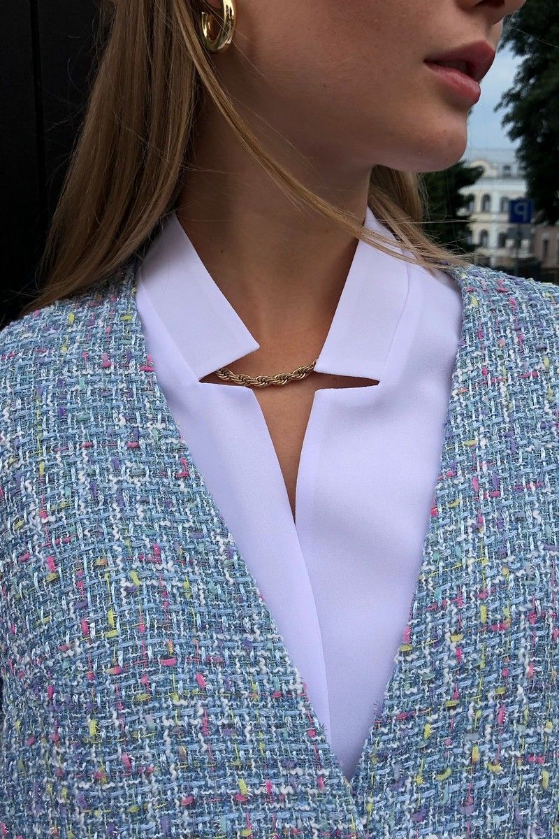 Кардиганы i3i Fashion 502/2 голубой