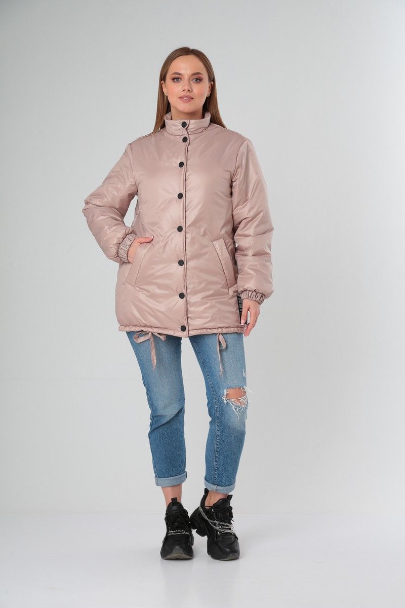 Женская куртка Modema м.1044/1 бежевый