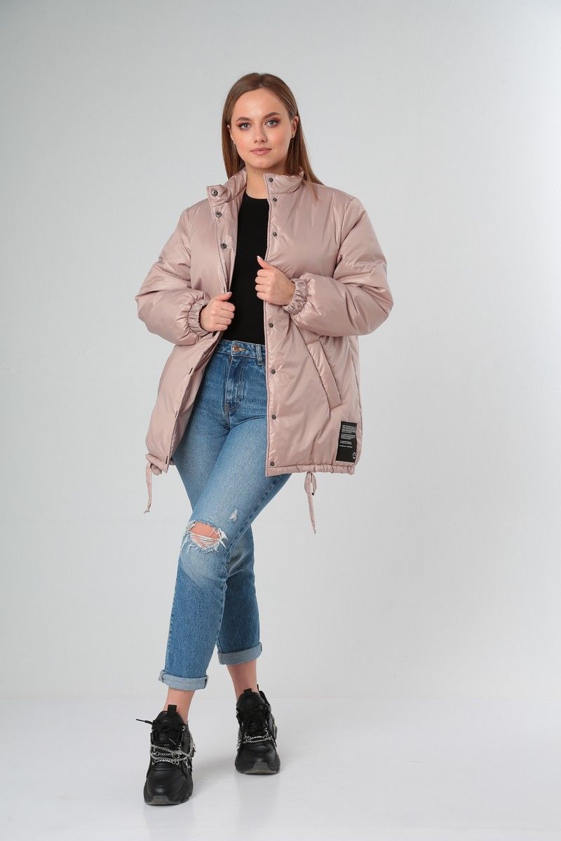 Женская куртка Modema м.1044/1 бежевый