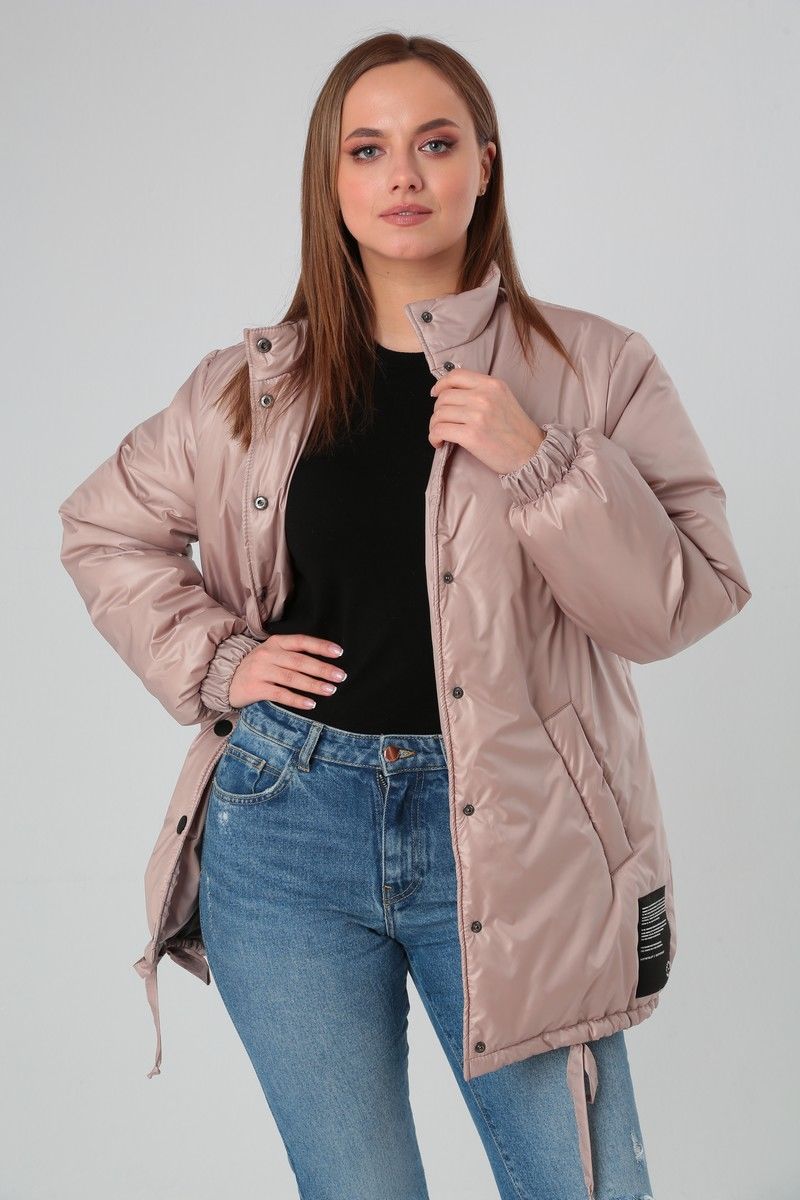 Женская куртка Modema м.1044/1 бежевый