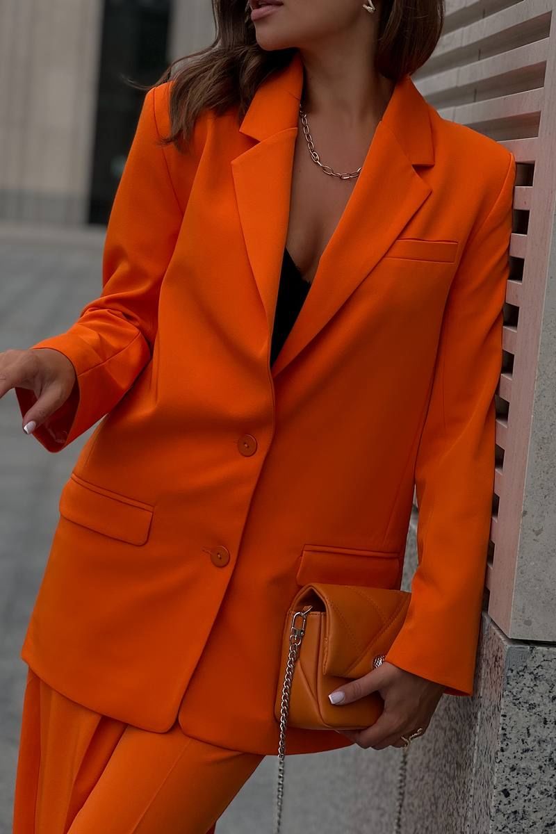 Брючный костюм Continental Fashion 0211-01/1 оранжевый