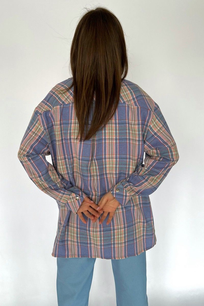 Рубашки i3i Fashion 202/2 голубая_клетка