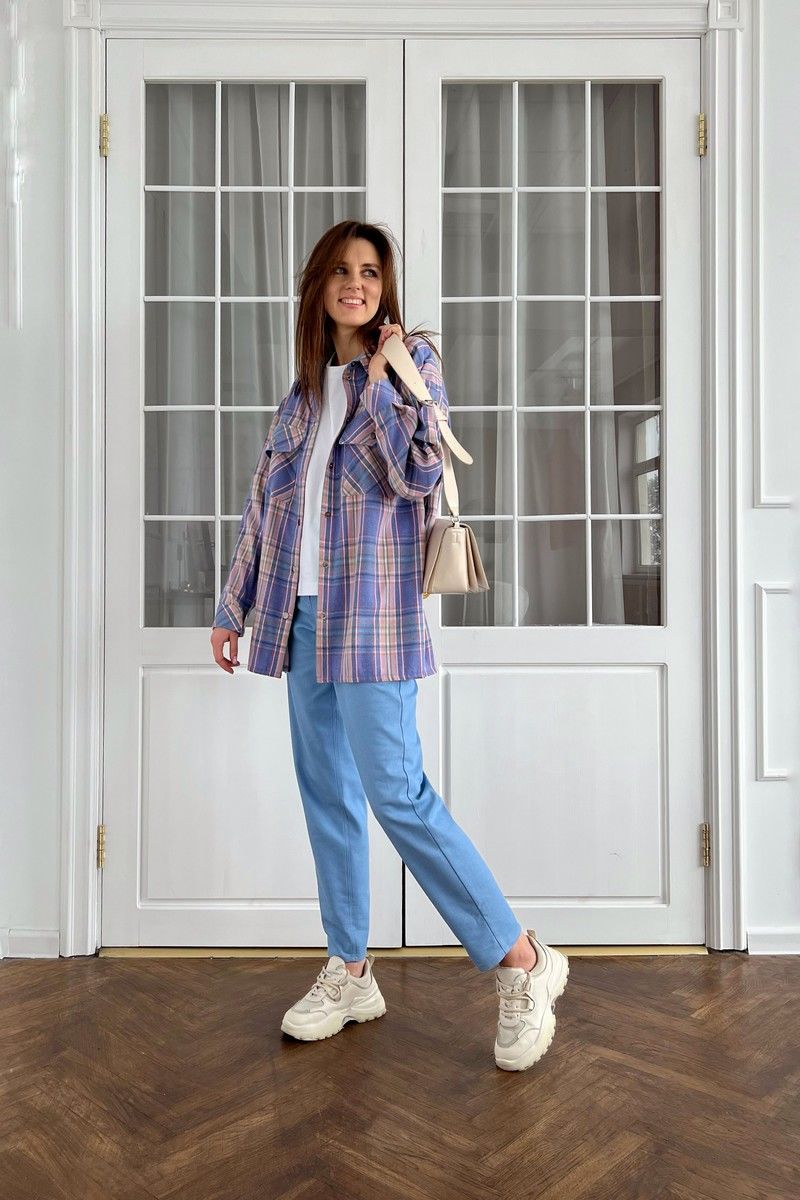 Брюки i3i Fashion 700/2 голубой