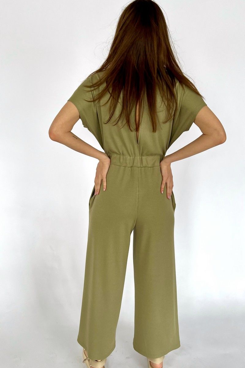 Женский комбинезон i3i Fashion 800/2 оливка