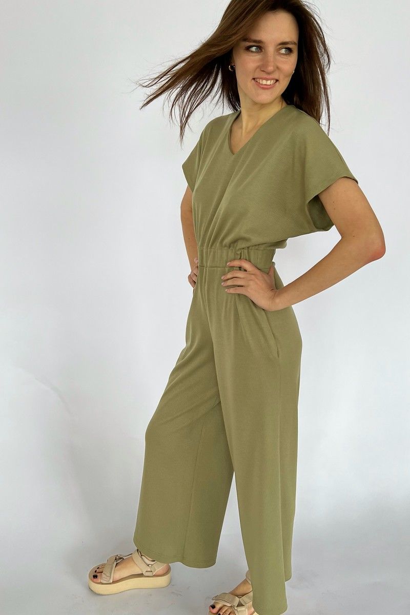 Женский комбинезон i3i Fashion 800/2 оливка