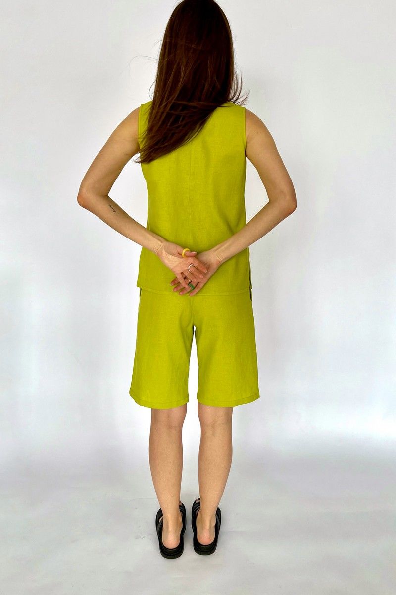 Женский комплект с шортами i3i Fashion 401/2 оливка