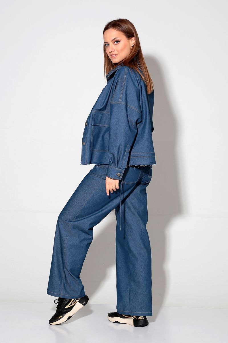 Брючный комплект Liona Style 865 синий